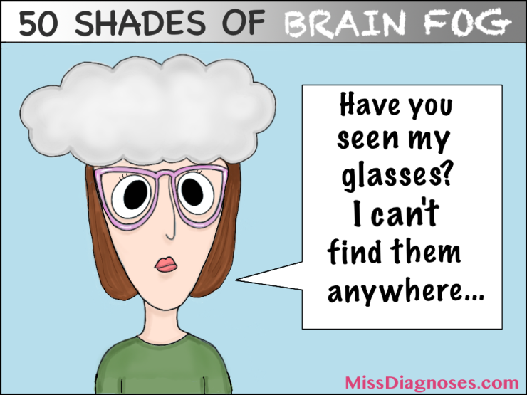 Woman thinks she lost her glasses but she is wearing them